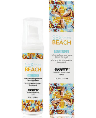 Huile de massage chauffante comestible Sex On The Beach 